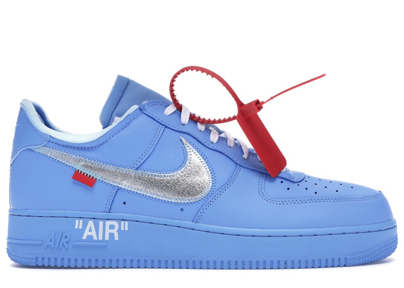 Nike Air Force 1 Low x OFF-WHITE "CI1173-400" Men's blue shoe size Free shipping
